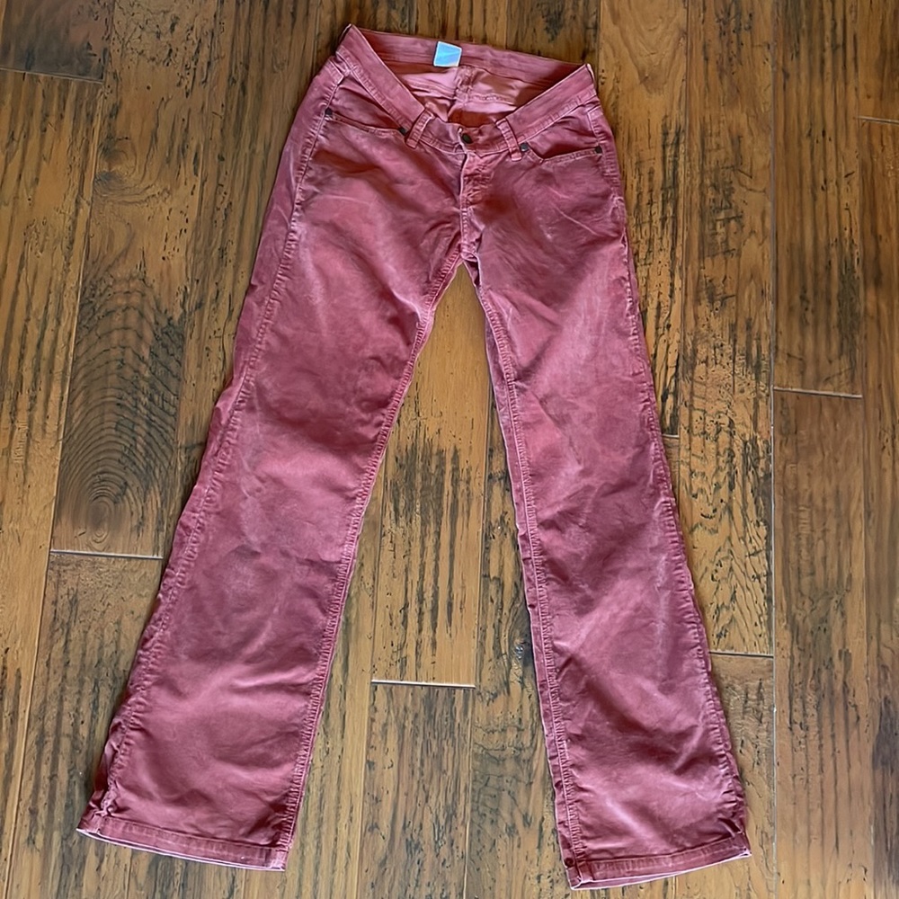 EllyB by Olian Maternity Rust Corduroy bootcut pants size small